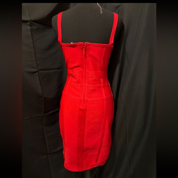 Fashion Nova Fiery Red Mini Dress - Picture 2 of 3